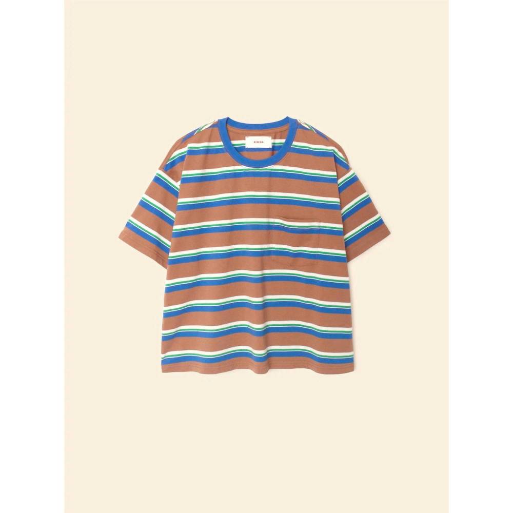 NEW XIRENA women's paulina striped top in mocha - Picture 6 of 7